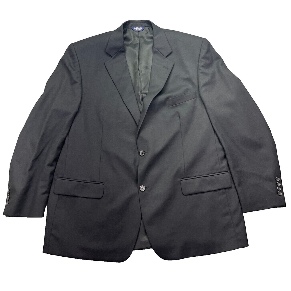 VTG Botany‎ 500 Jacket 100% Worsted Wool Blazer Canada Sz 46R Union Made